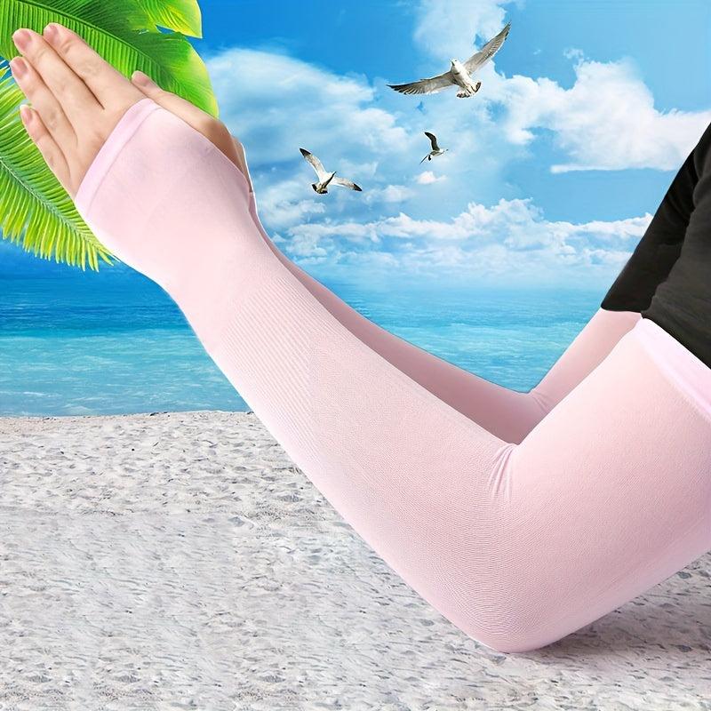 Summer Ice Arm Sleeve Flowers Pattern Outdoor UV Protection