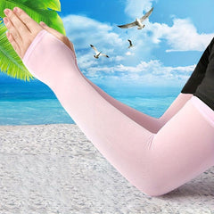 Summer Ice Arm Sleeve Flowers Pattern Outdoor UV Protection