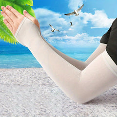 Summer Ice Arm Sleeve Flowers Pattern Outdoor UV Protection