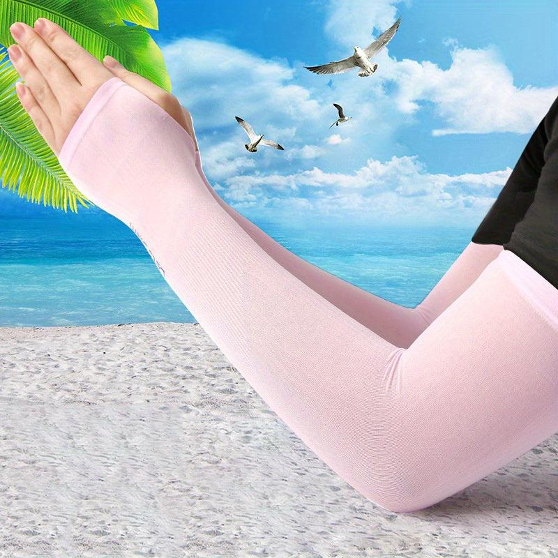 Summer Ice Arm Sleeve Flowers Pattern Outdoor UV Protection