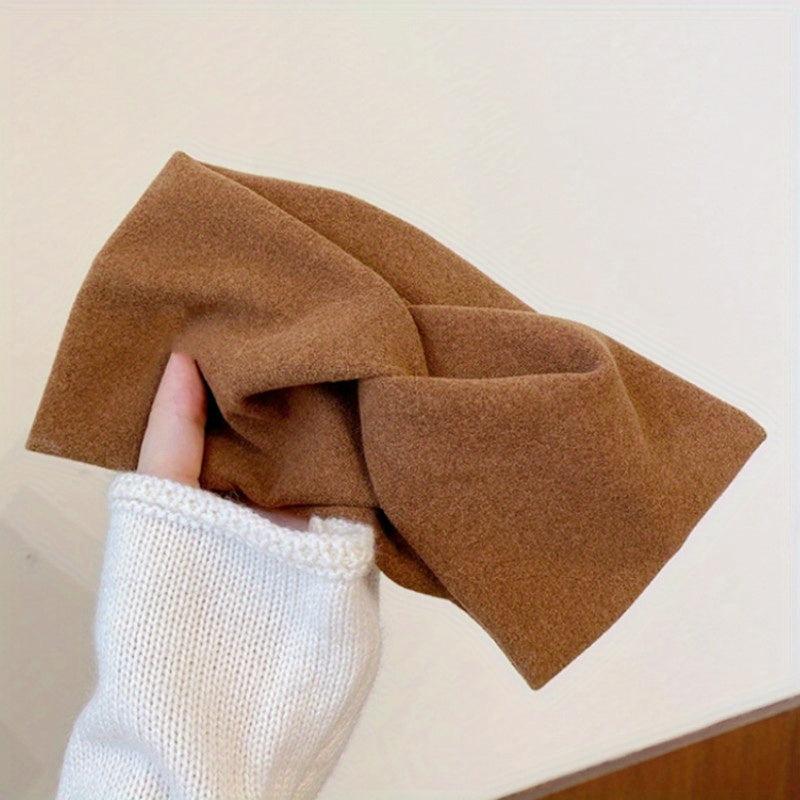 Sports Hair Bands Elastic Headband Cross Knotted Wide Headband