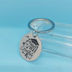 Senior Graduation High School College Inspirational Keychain Gift