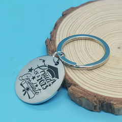 Senior Graduation High School College Inspirational Keychain Gift