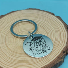 Senior Graduation High School College Inspirational Keychain Gift