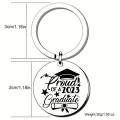 Senior Graduation High School College Inspirational Keychain Gift