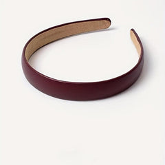 PU Leather Hair Press Hair Hoop Hair Clip