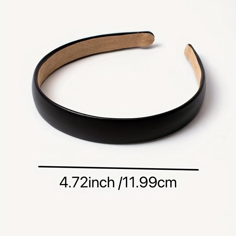 PU Leather Hair Press Hair Hoop Hair Clip