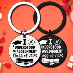 Class Of 2022 Graduation Key Chain Inspirational Gift For Men and Women