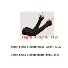 Summer Sunscreen Sleeves Ice Silk Sleeves Breathable Riding Sunscreen Gloves