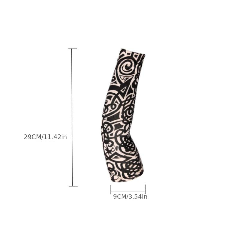 Flower Arm Tattoo Sun Protection Sleeve For Men