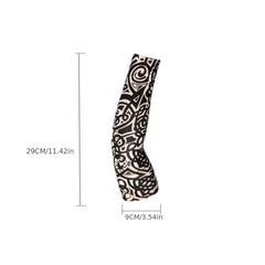Flower Arm Tattoo Sun Protection Sleeve For Men