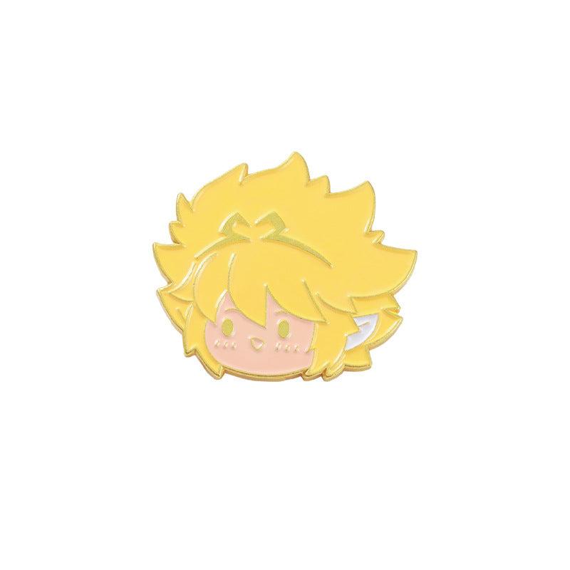 Detective Conan Alloy Brooch - Conan Griggin Character