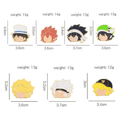 Detective Conan Alloy Brooch - Conan Griggin Character