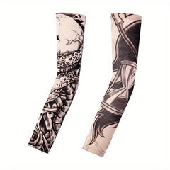 Tattoo Sleeve Embroidered Men's/Women's Sunscreen Hand Sleeves