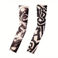 Tattoo Sleeve Embroidered Men's/Women's Sunscreen Hand Sleeves