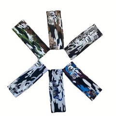 Men's Camo Ice Silk Sports Headband Elastic