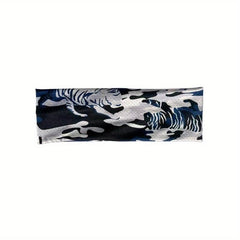 Men's Camo Ice Silk Sports Headband Elastic