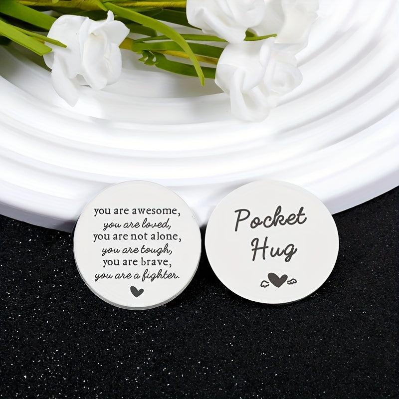 POCKET HUG Coin Inspirational Gift For Him Son Birthday Gift Motivational Gift