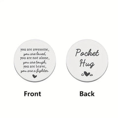 POCKET HUG Coin Inspirational Gift For Him Son Birthday Gift Motivational Gift