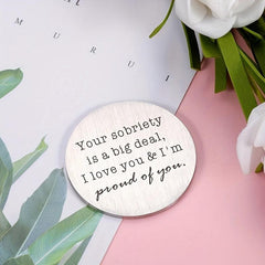 Sobriety Big Deal Token Stickers