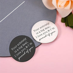 Sobriety Big Deal Token Stickers