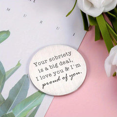 Sobriety Big Deal Token Stickers