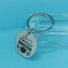 Graduation Keychain For Him Her Inspirational Key Chain Gift