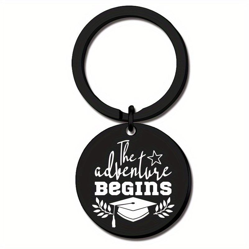 Graduation Keychain For Him Her Inspirational Key Chain Gift