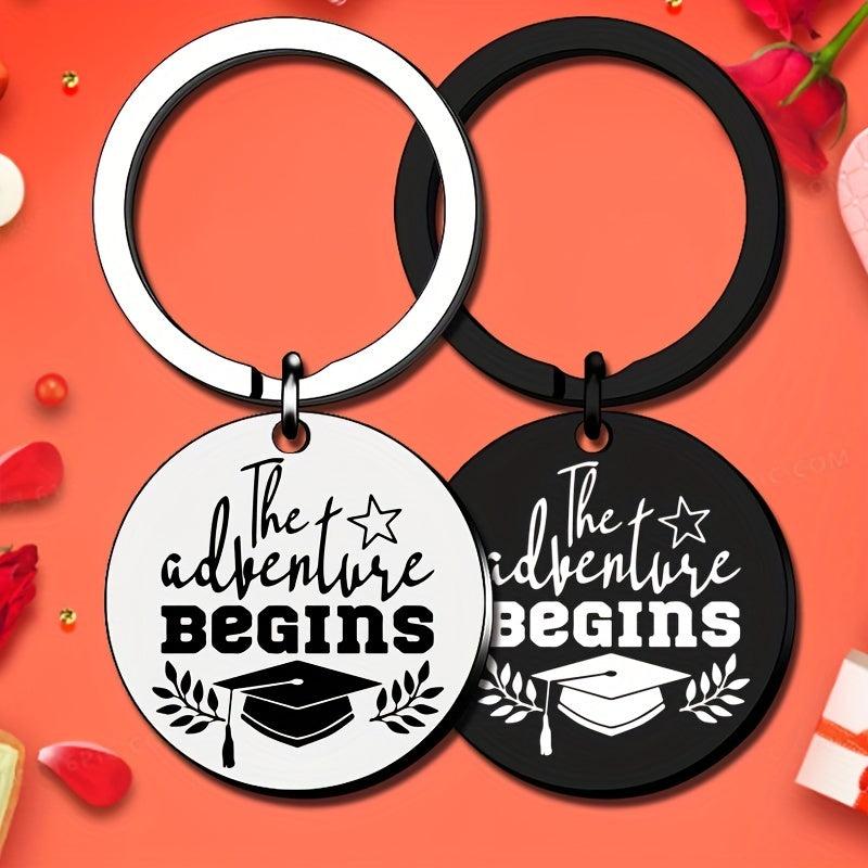 Graduation Keychain For Him Her Inspirational Key Chain Gift
