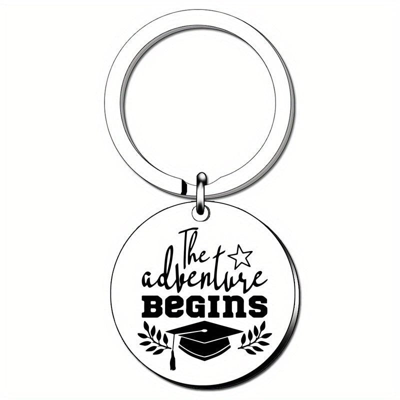Graduation Keychain For Him Her Inspirational Key Chain Gift