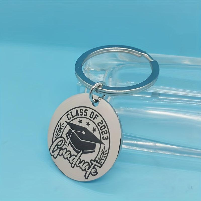 Funny Graduation Keychain for Her Him Class of 2022 High School College Grad