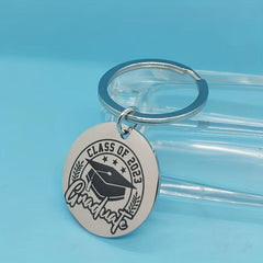 Funny Graduation Keychain for Her Him Class of 2022 High School College Grad