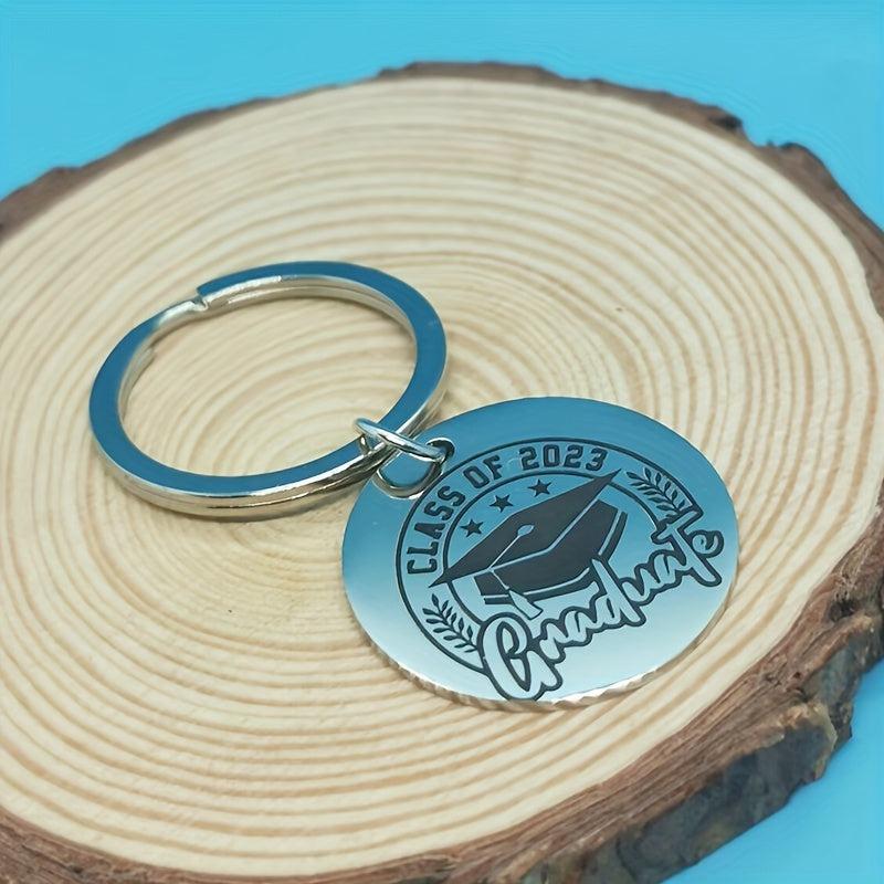 Funny Graduation Keychain for Her Him Class of 2022 High School College Grad