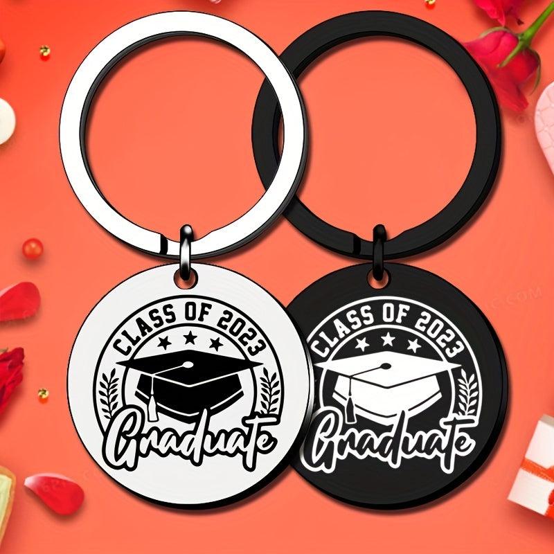 Funny Graduation Keychain for Her Him Class of 2022 High School College Grad