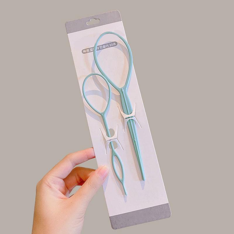 2pcs Hair Loop Styling Tool Hair Braiding Accessories