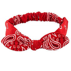Paisley Print Boho Head Band Women's Soft Headbands
