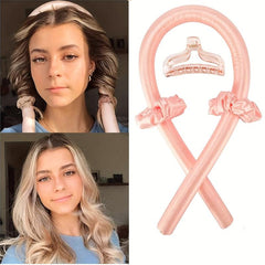 Heatless Curling Rod Headband Long Hair Rollers Women Overnight Curl Kit