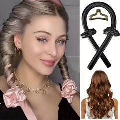 Heatless Curling Rod Headband Long Hair Rollers Women Overnight Curl Kit
