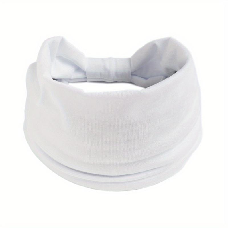 Solid Color Wide Brim Hair Band Top Knotted Headband