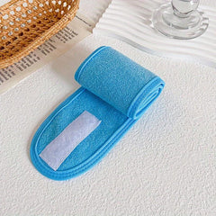 Adjustable Microfiber Headband for Face Washing & Skincare