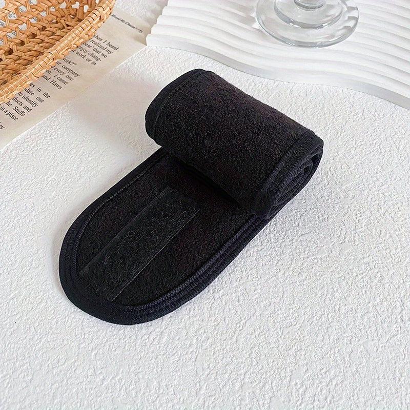 Adjustable Microfiber Headband for Face Washing & Skincare