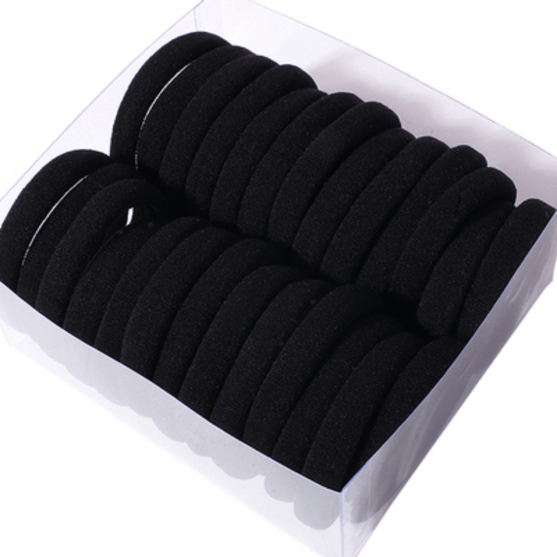 50Pcs Elastic Hair Tie Ponytail Holder Scrunchies Kids Accessories
