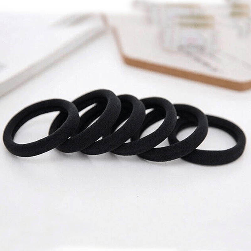 50Pcs Elastic Hair Tie Ponytail Holder Scrunchies Kids Accessories