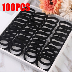 50Pcs Elastic Hair Tie Ponytail Holder Scrunchies Kids Accessories