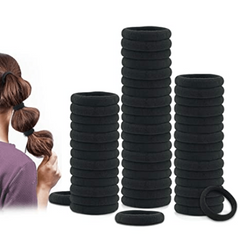 50Pcs Elastic Hair Tie Ponytail Holder Scrunchies Kids Accessories
