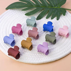 10pcs Small Hair Claw Non Slip Shark Claw Simple Style Hair Accessories