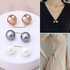 3pcs Faux Pearl Brooch Pin Set for Clothes & Trousers