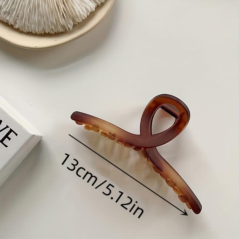 Matte Resin Hair Claw Clip for Thick Hair- Non Slip Grip