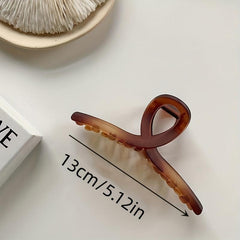 Matte Resin Hair Claw Clip for Thick Hair- Non Slip Grip