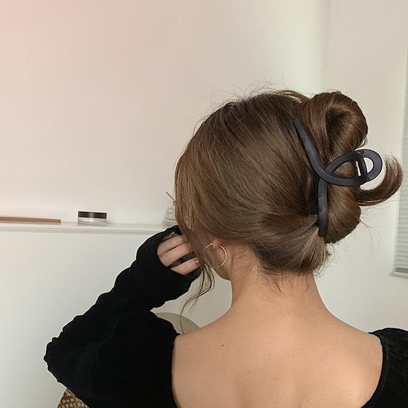 Matte Resin Hair Claw Clip for Thick Hair- Non Slip Grip